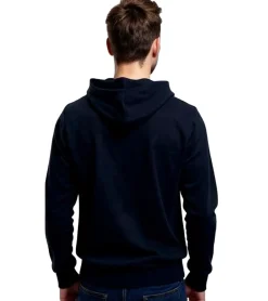 Pullover & Sweater*U.S. SPORT AMERICA Herren Hoodie mit Kapuze und großem Schriftzug Baumwoll-Hoodie Sommer-Pullover Freizeit-Hoodie Blau