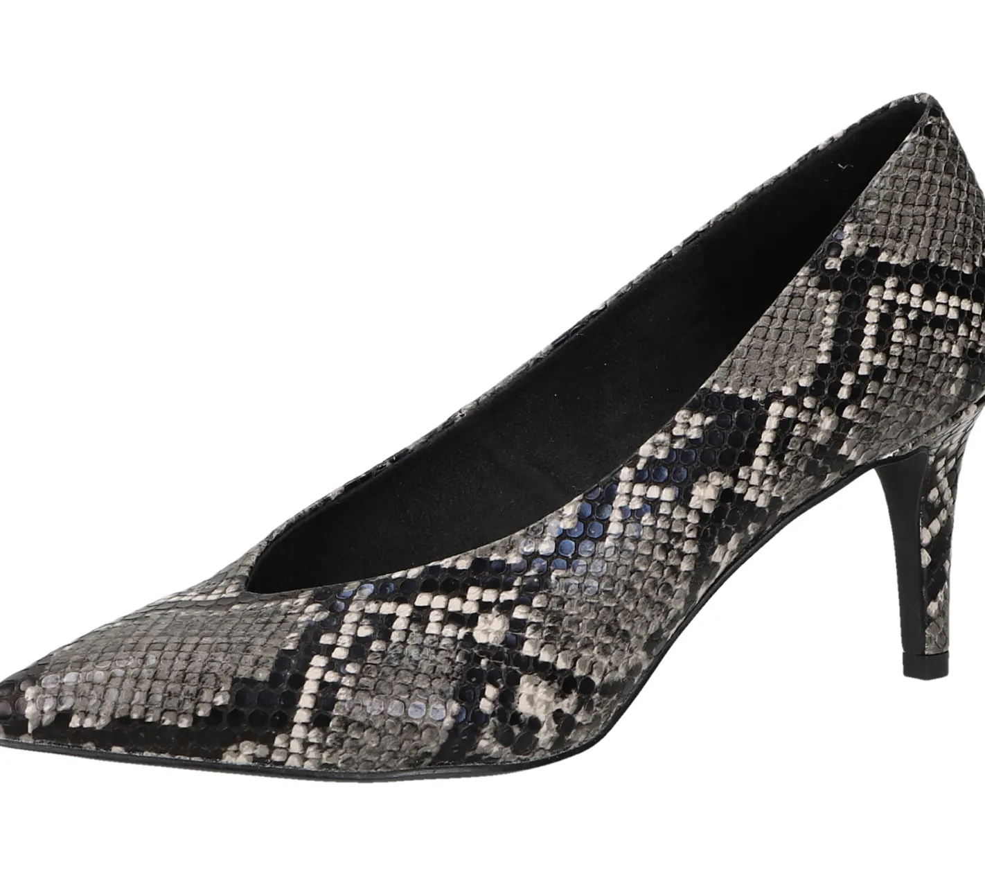 Halbschuhe & Pumps*Venturini Milano High Heels gemusterte Damen Abend-Sandaletten mit Stiletto-Absatz 1031228 Schwarz