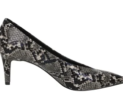 Halbschuhe & Pumps*Venturini Milano High Heels gemusterte Damen Abend-Sandaletten mit Stiletto-Absatz 1031228 Schwarz