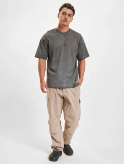 T-Shirts & Tank Tops*Vertere Berlin Amore Unltd. T-Shirts verwaschen schwarz