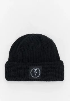 Caps & Mützen*Vertere Berlin Circle Logo Beanie schwarz