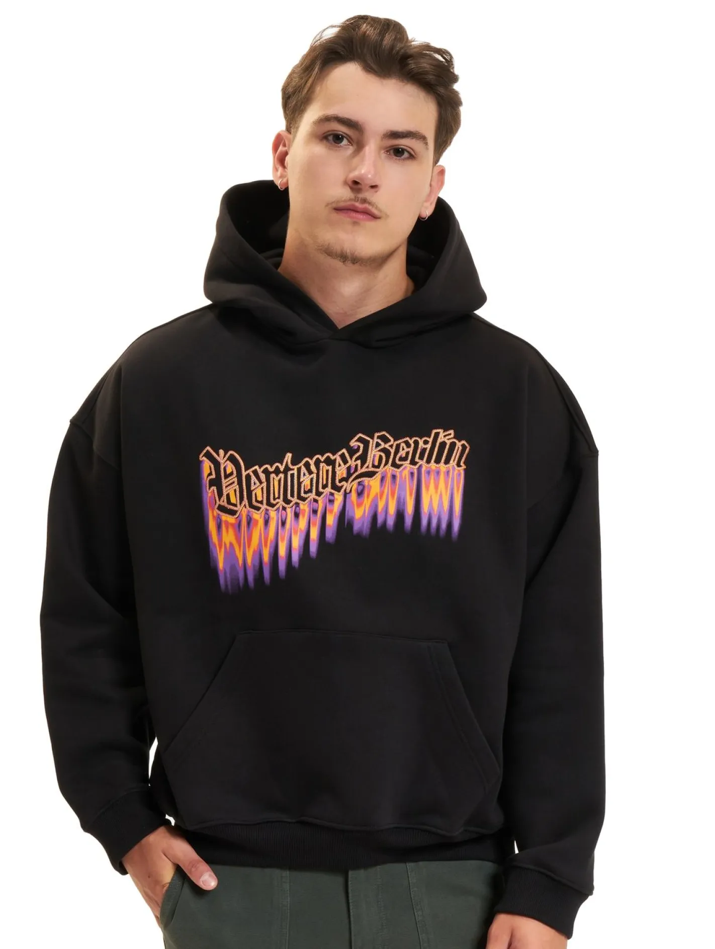 Pullover & Sweater*Vertere Berlin Sinners Club Hoodies schwarz