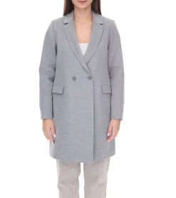 Mäntel & Jacken*vestino Damen Kurz-Mantel Alltags-Mantel stylischer Basic-Mantel Langarm-Jacke 900430 Grau