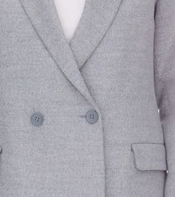 Mäntel & Jacken*vestino Damen Kurz-Mantel Alltags-Mantel stylischer Basic-Mantel Langarm-Jacke 900430 Grau