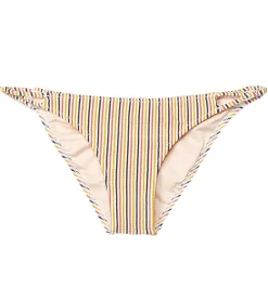 Wassersport|Bademode & Nachtwäsche*VOLCOM E'Ry Minute Hipster Damen gestreifte Bikini-Hose mit seitlichen Cut Outs Bademode O2212003 MLT Bunt