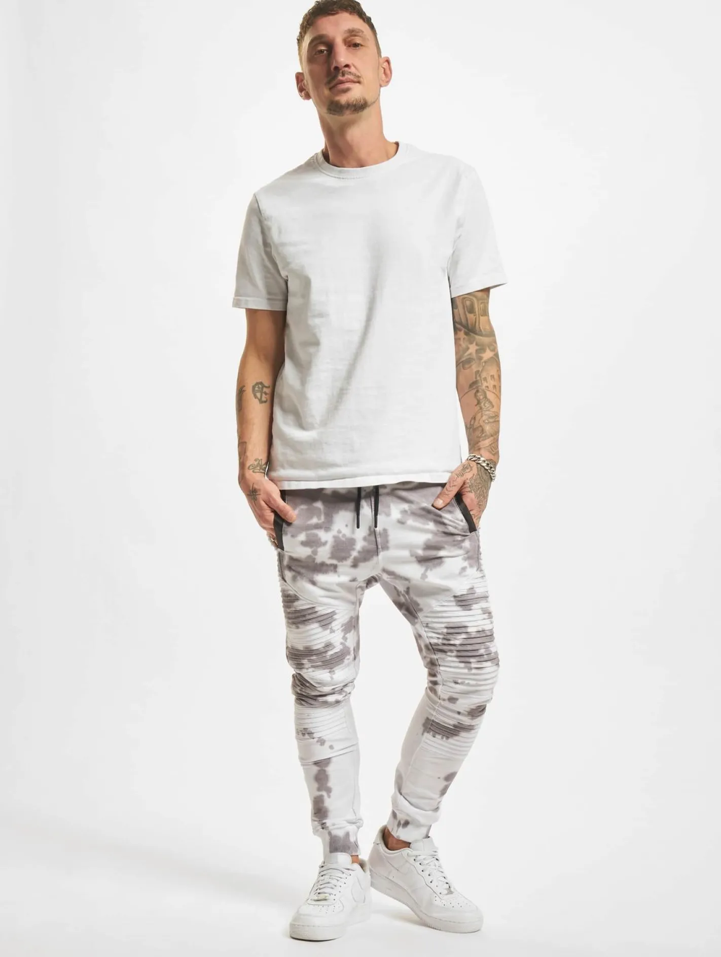 Jeans & Hosen|Jogginghosen & Fitnessmode*vsct Biker Batik Sweat Pant grau
