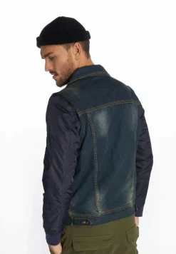 Jacken & Mäntel*vsct Bomberärmel Jeansjacke blau