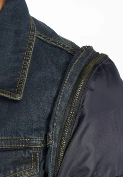 Jacken & Mäntel*vsct Bomberärmel Jeansjacke blau