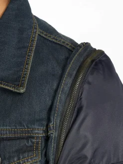 Jacken & Mäntel*vsct Bomberärmel Jeansjacke blau