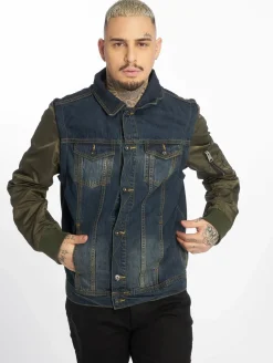 Mäntel & Jacken|Jacken & Mäntel*vsct Bomberärmel Jeansjacke blau