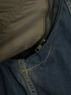 Mäntel & Jacken|Jacken & Mäntel*vsct Bomberärmel Jeansjacke blau