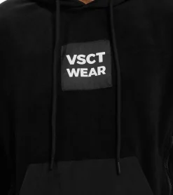 Pullover & Sweater*vsct Bulky Oversize Herren Hoodie mit Front-Reißverschlüsse Baumwoll Kapuzen-Pullover im Oversized-Look 5643333 Schwarz