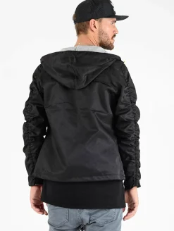 Jacken & Mäntel*vsct Conzraast Neon Reißverschlussjacke Schwarz