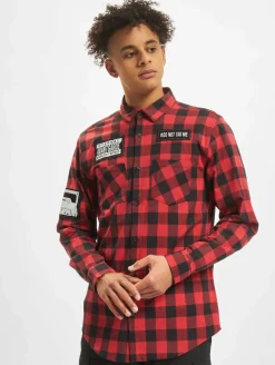 Hemden & Poloshirts*vsct Customized Kariertes Tageshemd rot