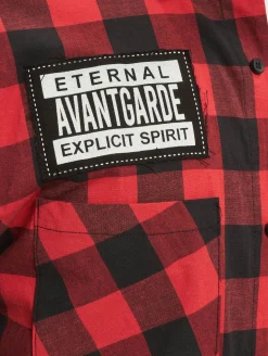 Hemden & Poloshirts*vsct Customized Kariertes Tageshemd rot