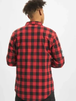 Hemden & Poloshirts*vsct Customized Kariertes Tageshemd rot