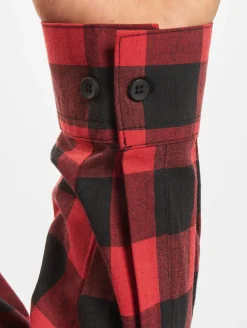 Hemden & Poloshirts*vsct Customized Kariertes Tageshemd rot