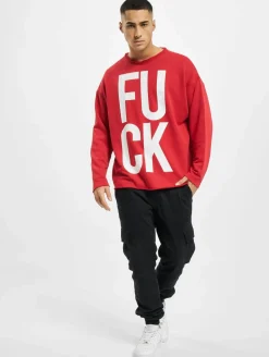 Pullover & Sweater*vsct F*ck Pullover rot