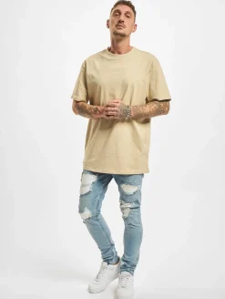 Jeans & Hosen*vsct Hank Customized Skinny Jeans Gebleichtes Weiß Reparatur