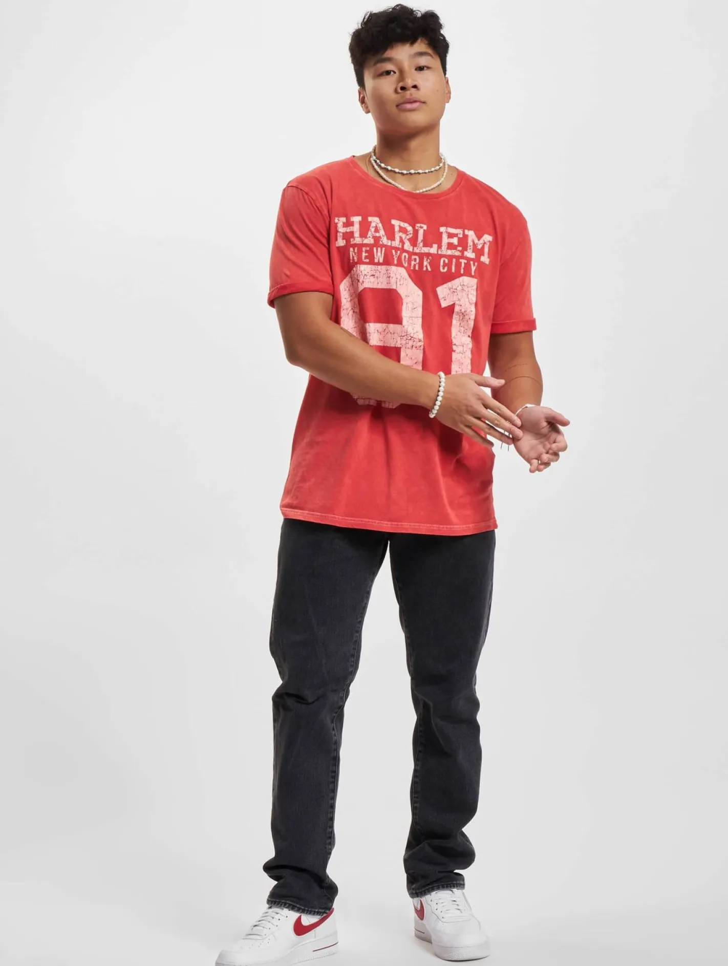 T-Shirts & Tank Tops*vsct Harlem 91 Washed T-Shirt Mars