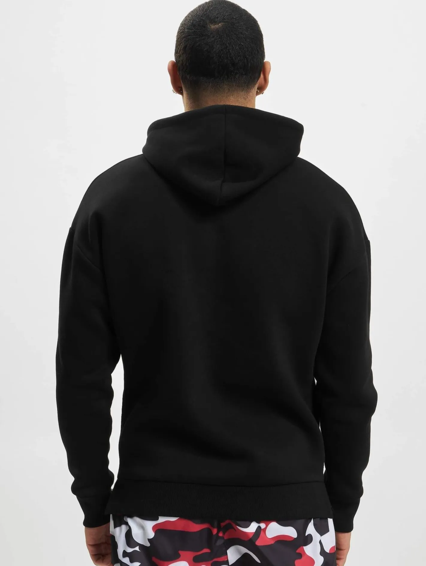 Pullover & Sweater*vsct Heavy Kangu Pkt Log Hoodie schwarz