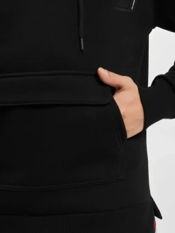 Pullover & Sweater*vsct Heavy Kangu Pkt Log Hoodie schwarz