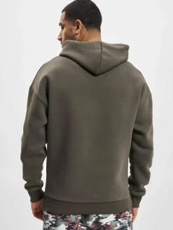 Pullover & Sweater*vsct Heavy Kangu Pkt Logo Hoodie Khaki