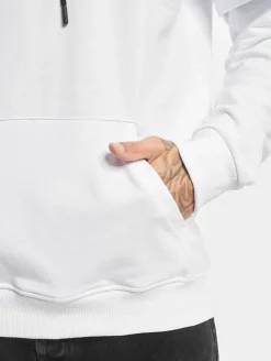 Pullover & Sweater*vsct Hybrid 2 In 1 Optic Hoodie weiß