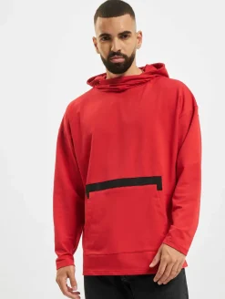 Pullover & Sweater*vsct Kapuzenpullover mit großem Aufdruck rot