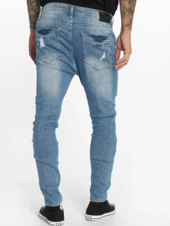 Jeans & Hosen*vsct Keanu Lowcrotch Slim Fit Jeans blau