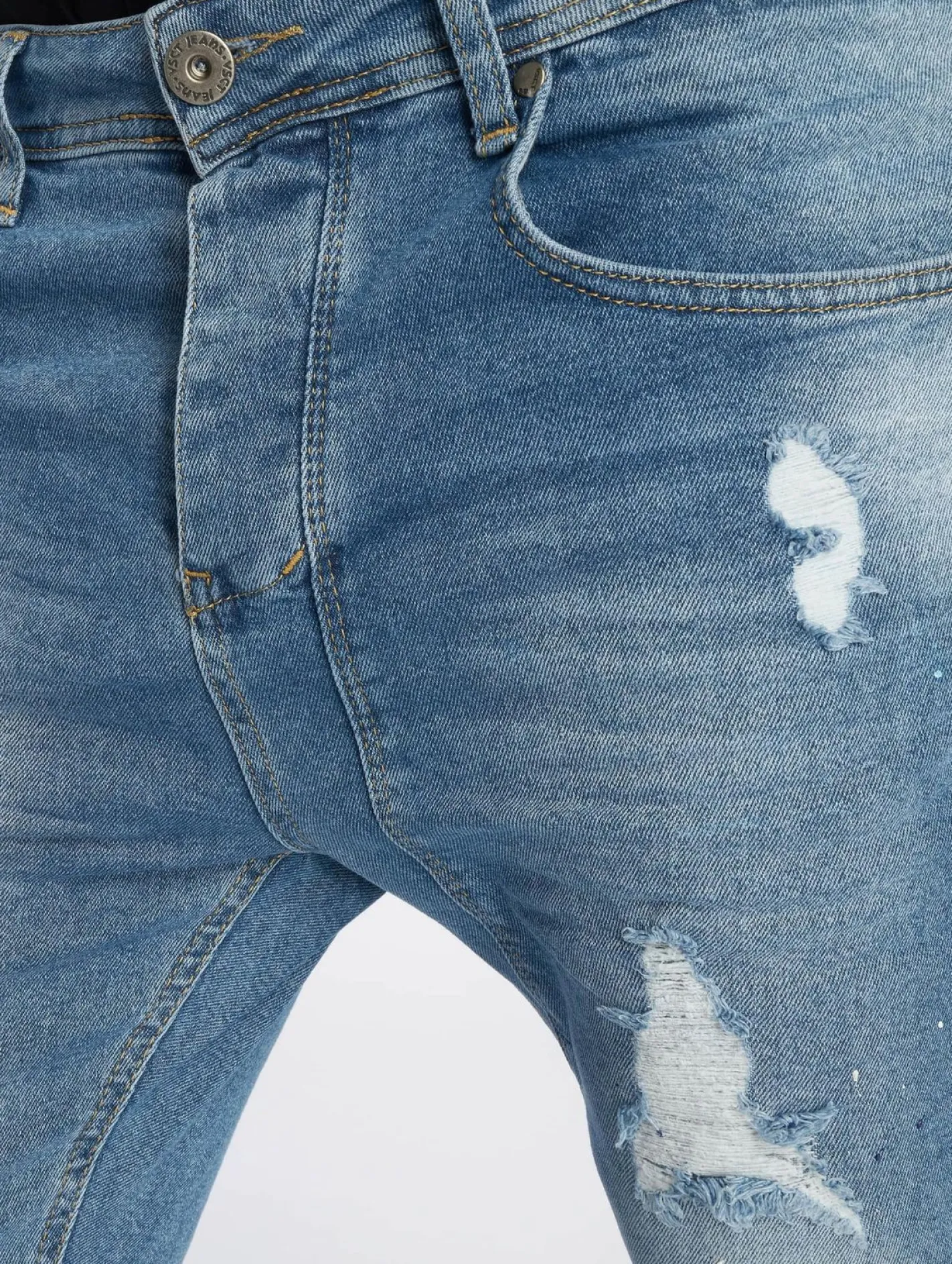 Jeans & Hosen*vsct Keanu Lowcrotch Slim Fit Jeans blau