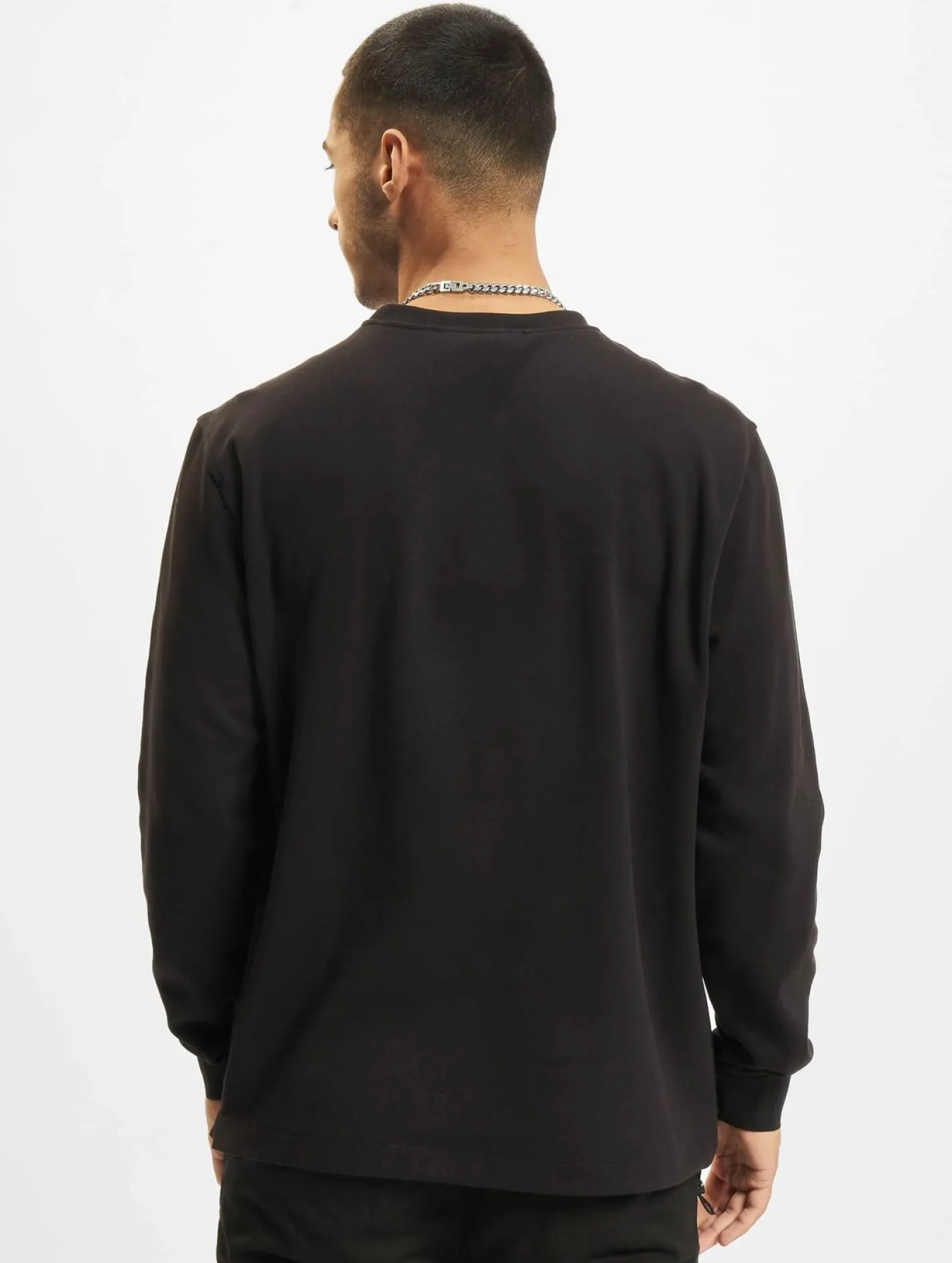 Pullover & Sweater*vsct Minimal Adjust Crewneck Fine Pullover schwarz