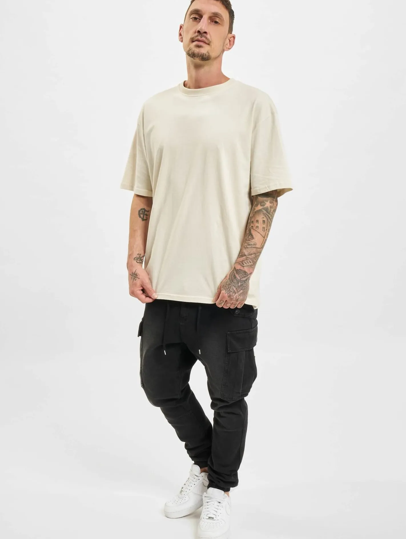 Jeans & Hosen*vsct Norman Baggy Cargo Cargo schwarz