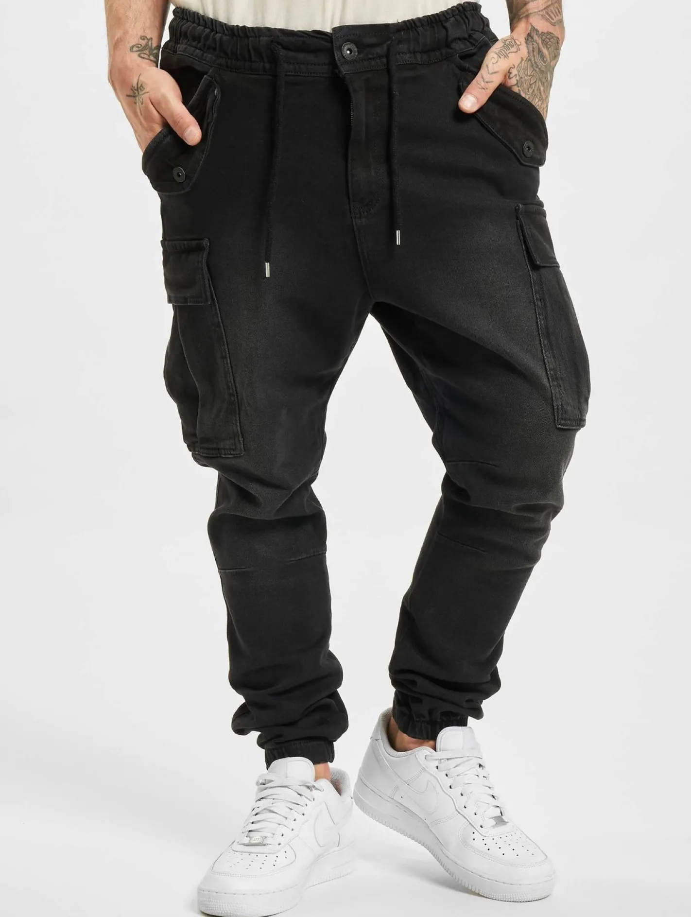 Jeans & Hosen*vsct Norman Baggy Cargo Cargo schwarz