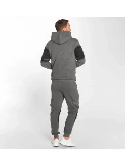 Pullover & Sweater*vsct Oiled Zip Hoodie grau