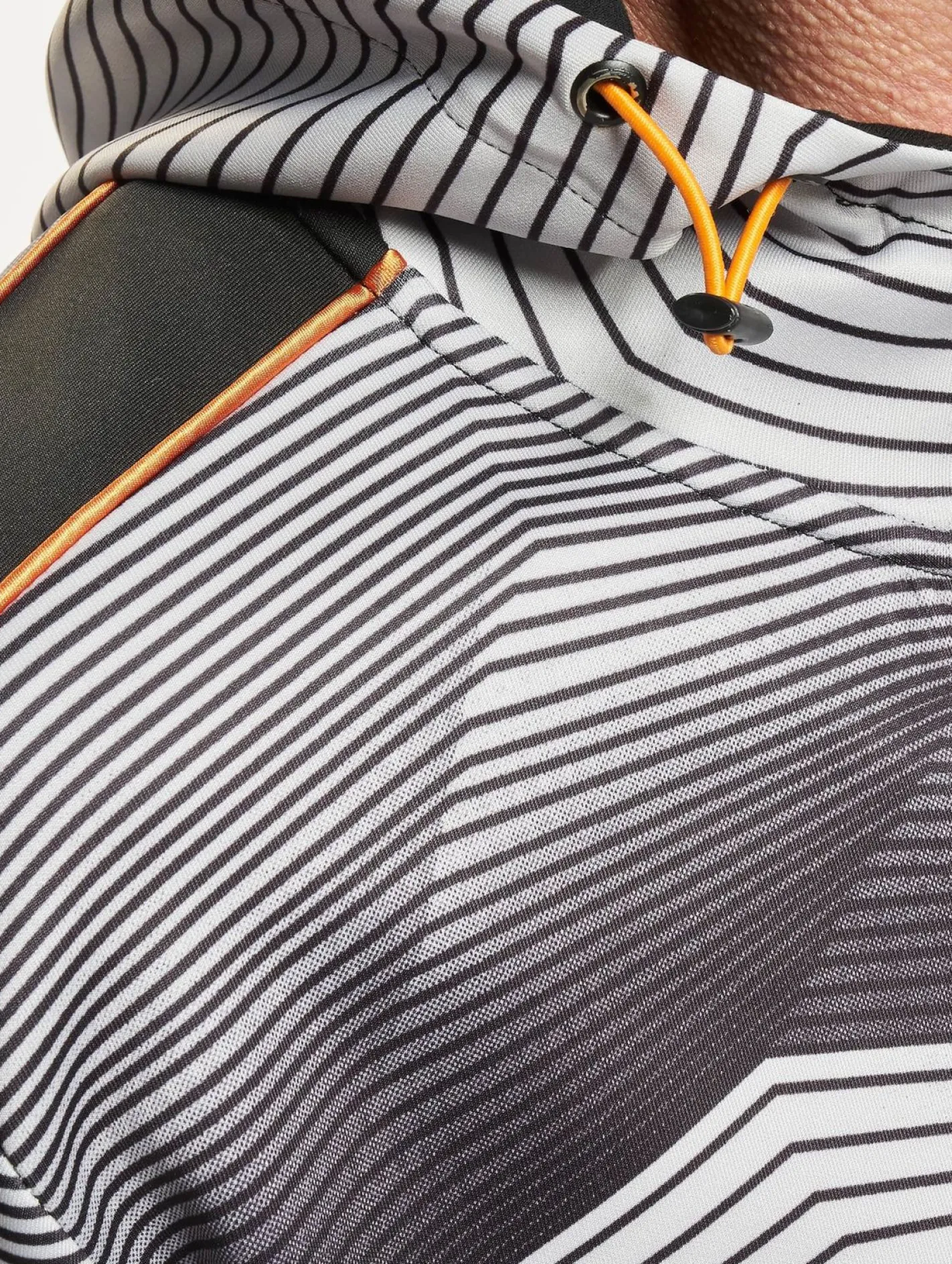 Pullover & Sweater*vsct Sound Waves Zip Hoodie schwarz