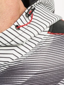 Pullover & Sweater*vsct Sound Waves Zip Hoodie schwarz