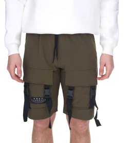 Shorts & Bermudas*vsct Spencer Herren Bermuda-Shorts Beintaschen mit Zierschnallen kurze Cargo-Hose 5643273 Khaki