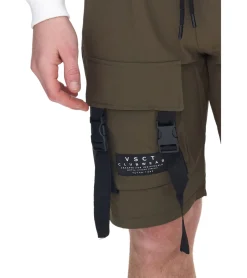 Shorts & Bermudas*vsct Spencer Herren Bermuda-Shorts Beintaschen mit Zierschnallen kurze Cargo-Hose 5643273 Khaki