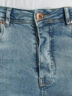 Jeans & Hosen*vsct Thor Slim 5 Pocket Destroyed Anti Fit Jeans blau