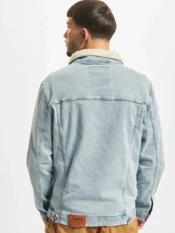 Jacken & Mäntel*vsct Trucker Denim Jeansjacke blau
