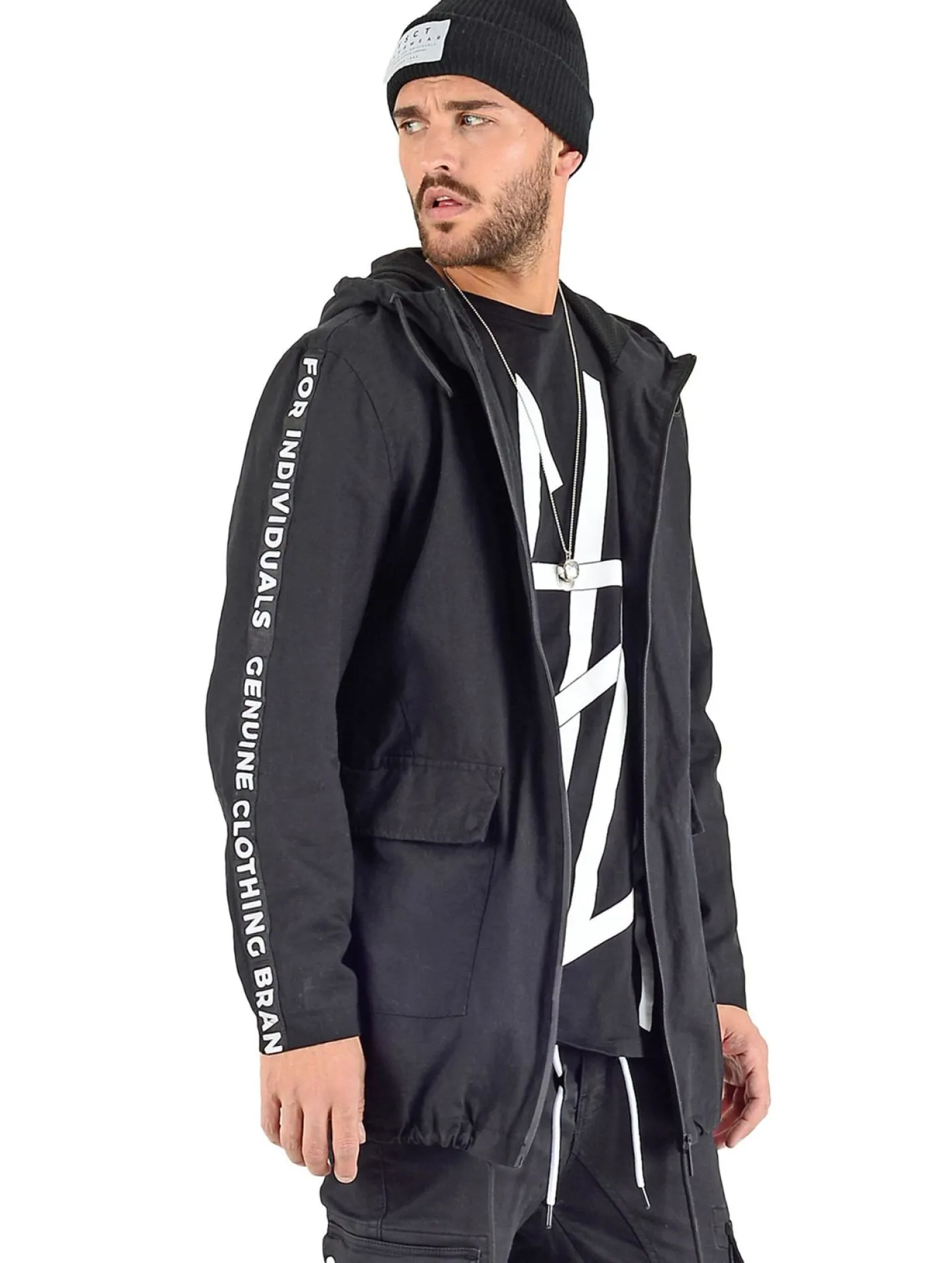 Jacken & Mäntel*vsct Twill Parka schwarz