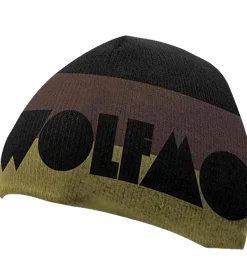 Caps & Mützen*BioworldMerch Wolfmother Beanie kuschelige Mütze stylische Strick-Beanie Fan-Artikel KC109932WLM Schwarz/Grau/Gelb