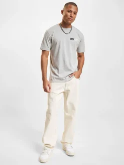 Tops & T-Shirts|T-Shirts & Tank Tops*Wood Wood Ace Dealership T-Shirt grau meliert