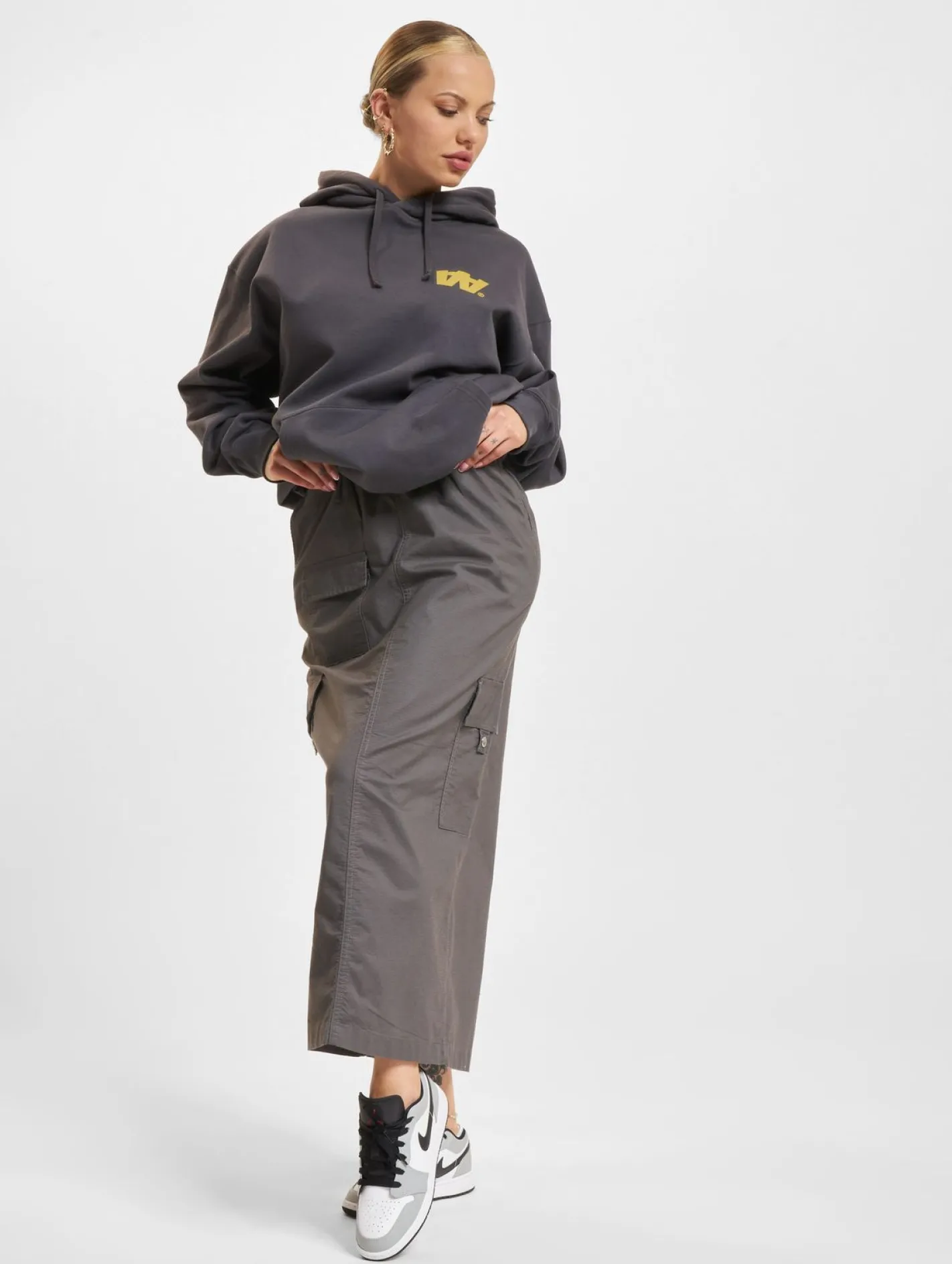 Sweater & Pullover|Pullover & Sweater*Wood Wood Cass Letter Hoodie eisen