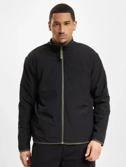 Sweater & Pullover|Pullover & Sweater*Wood Wood Jay Ivy Fleece mit Reißverschluss, schwarz, ivy aop