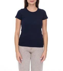 Tops & T-Shirts*WORXWEAR Damen T-Shirt modisches Rundhals-Shirt mit 180gsm Kurzarm-Shirt in Blau, Schwarz, Weiß, Gelb, Orange, Grün, Violett, Pink, Rot