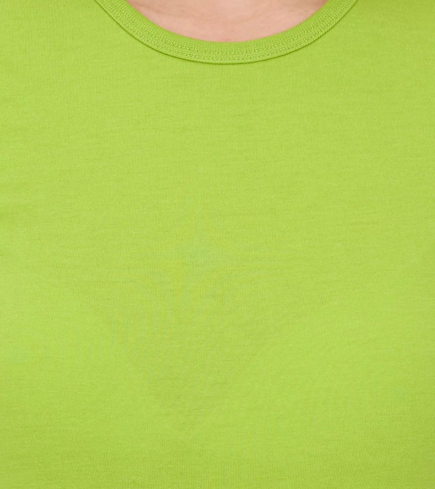 Tops & T-Shirts*WORXWEAR Damen T-Shirt modisches Rundhals-Shirt mit 180gsm Kurzarm-Shirt Apfel Grün