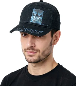 Caps & Mützen*BioworldMerch WWE "The Fiend" Unisex Baumwoll-Cap im millitärischen Schnitt mit leicht gebogenen Schnitt FC105892NGH Schwarz