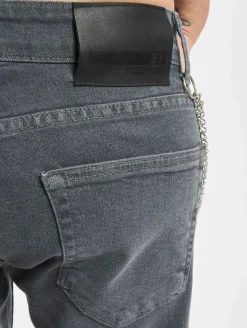 Jeans & Hosen*2Y Premium Aaron Karottenjeans grau1